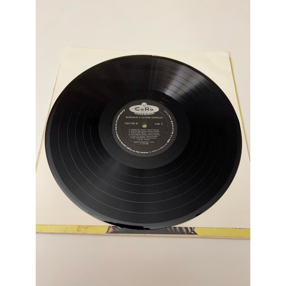 Evocacion Un Homenaje A Alvaro Carrillo Canta Carlos Madrigal LP Coro Discos VG - Picture 6 of 7